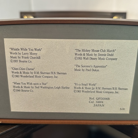 Vintage Disney Seiko Quartz Mickey Mouse Musical Alarm Clock - *READ* - Picture 7 of 11